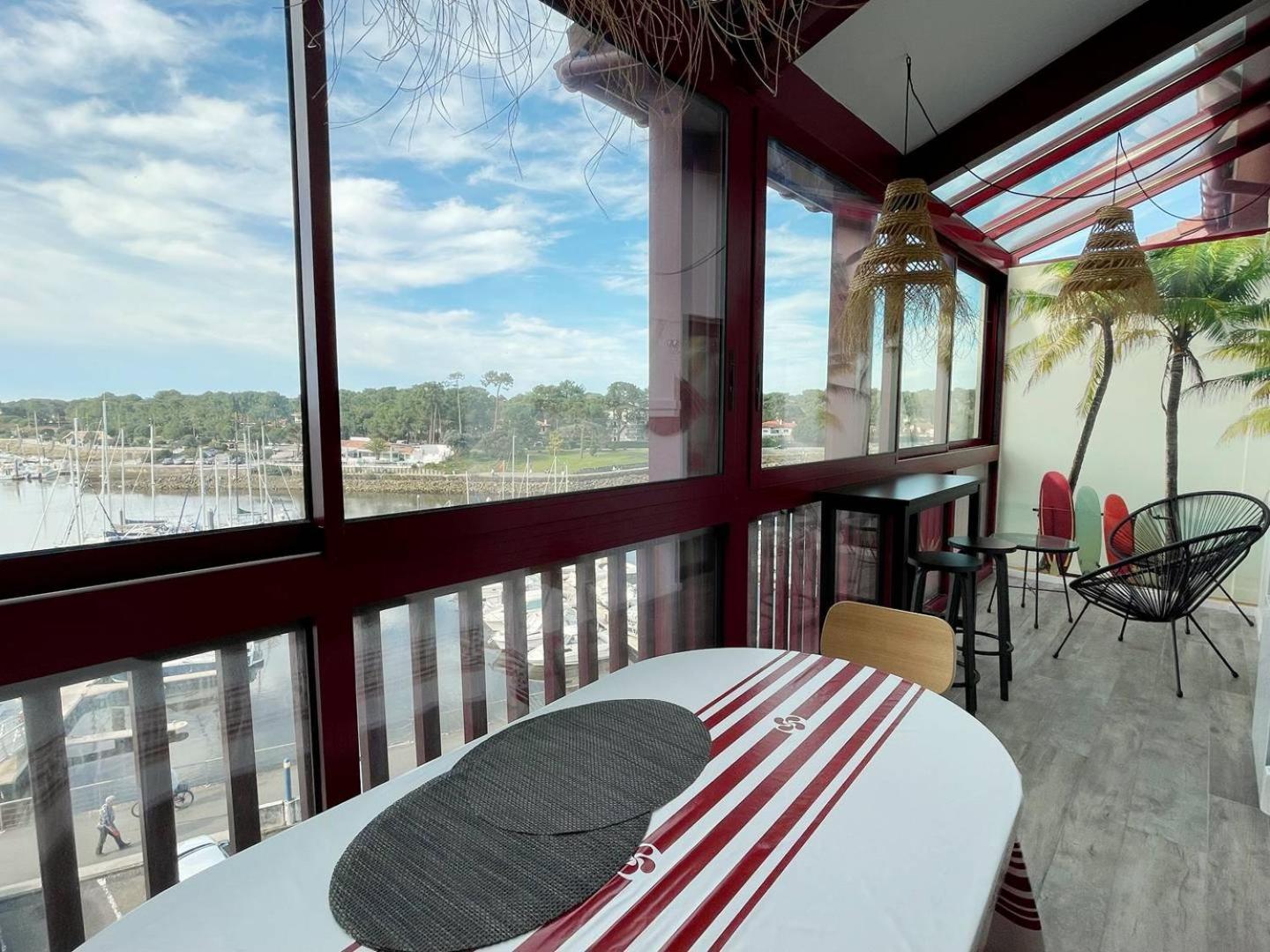 Port Sud - T3 En Duplex Avec Vue Panoramique Sur Le Port De Capbreton Διαμέρισμα Εξωτερικό φωτογραφία