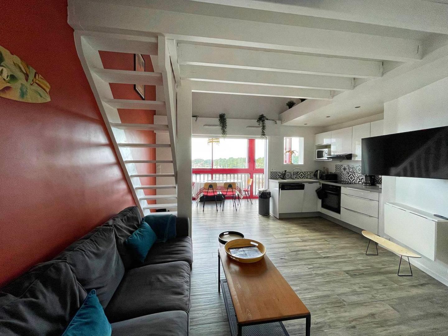 Port Sud - T3 En Duplex Avec Vue Panoramique Sur Le Port De Capbreton Διαμέρισμα Εξωτερικό φωτογραφία